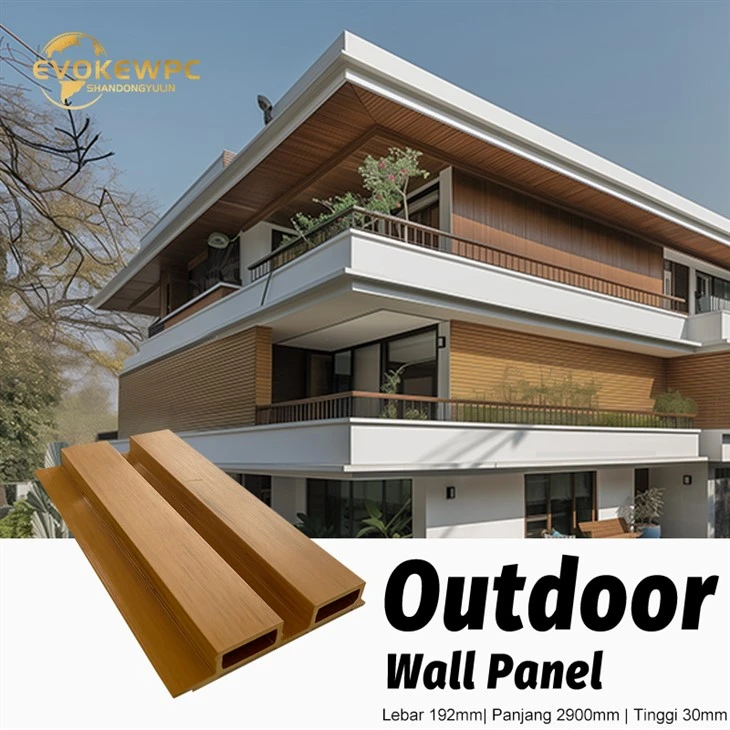 192*30 mm High End ASA Outdoor Wall Panel